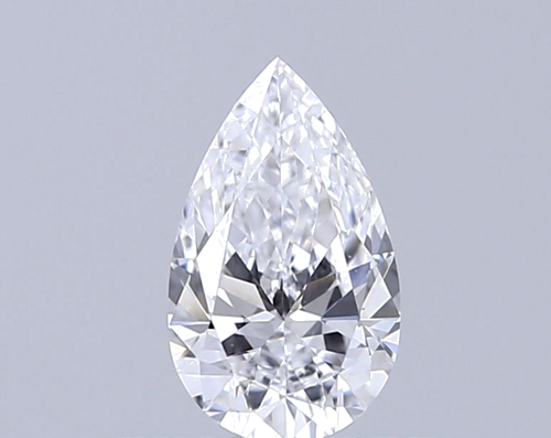 0.35 carat D-VVS2 Natūralus Pear Deimantas (1)