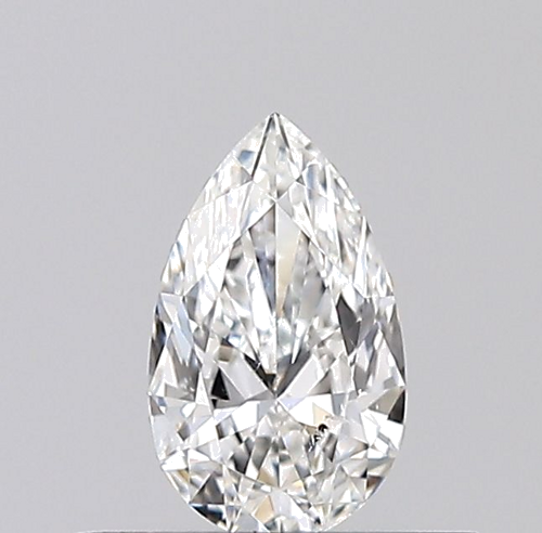 0.3 carat F-SI2 Natūralus Pear Deimantas (1)