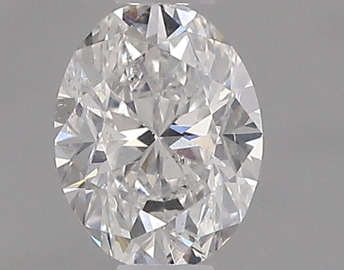 0.46 carat F-SI1 Natūralus Oval Deimantas (1)