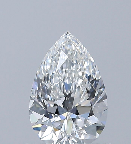 0.6 carat E-VS1 Natūralus Pear Deimantas (1)