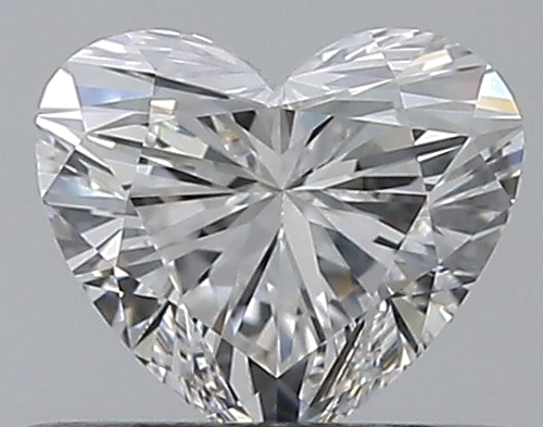 0.4 carat F-VVS1 Natūralus Heart Deimantas (1)