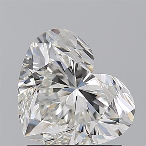 1.53 carat H-VS1 Natūralus Heart Deimantas (1)