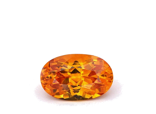 1.15 carat ORANGE STEP cut Oval Safyras (1)