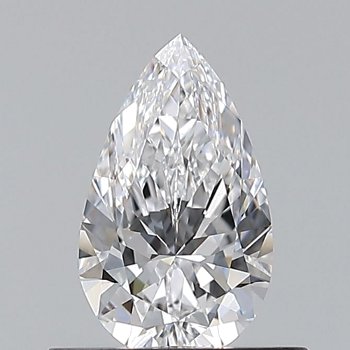 0.5 carat D-VVS2 Natūralus Pear Deimantas (1)