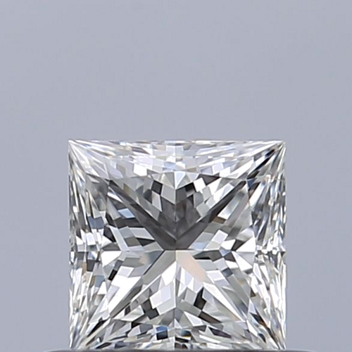 0.42 carat F-VVS1 Natūralus Princess Deimantas (1)