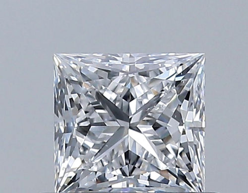 0.51 carat D-VS2 Natūralus Princess Deimantas (1)