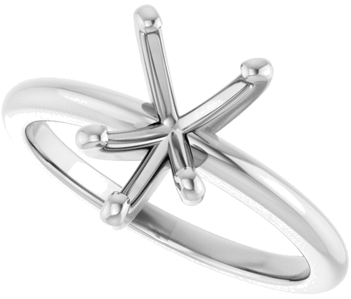 Sužadėtuvių Žiedas „Solitaire“ 585 Baltojo Aukso Pear Shape 10mm x 7mm (5)