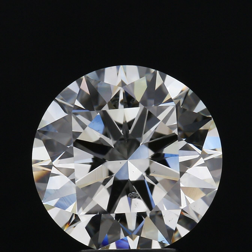 3.69 carat I-SI1 Excellent cut Natūralus Round Deimantas (1)