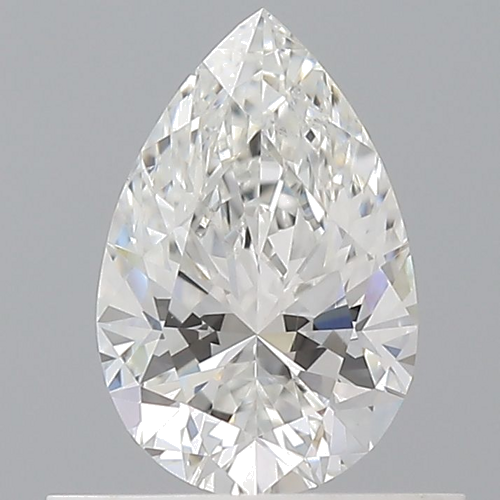 0.54 carat F-SI1 Natūralus Pear Deimantas (1)