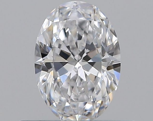 0.37 carat D-VVS1 Natūralus Oval Deimantas (1)