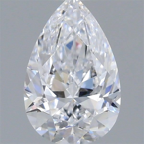 0.46 carat D-VS1 Natūralus Pear Deimantas (1)