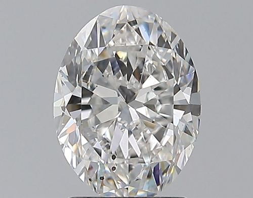 1.7 carat F-SI1 Natūralus Oval Deimantas (1)