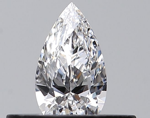 0.24 carat D-VS1 Natūralus Pear Deimantas (1)