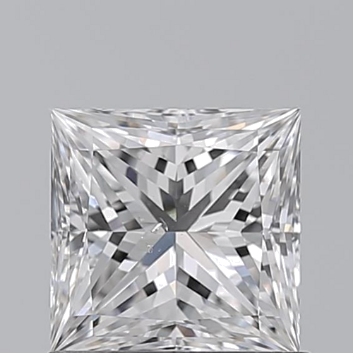 1.02 carat E-SI1 Natūralus Princess Deimantas (1)