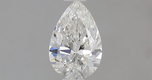 0.53 carat G-VVS2 Natūralus Pear Deimantas (1)