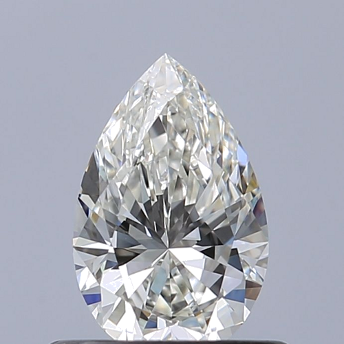 0.5 carat I-VS1 Natūralus Pear Deimantas (1)