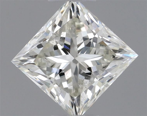 0.3 carat K-SI2 Natūralus Princess Deimantas (1)