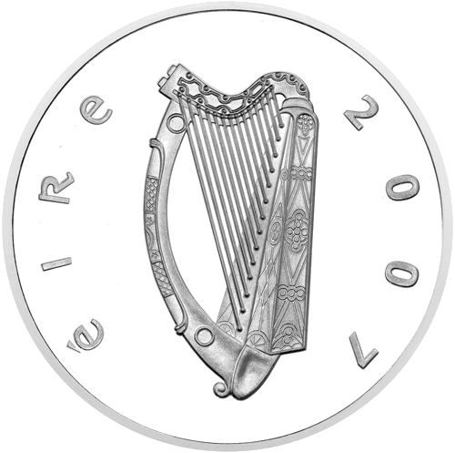 2007 Celtic Culture Ireland Gold and Silver Coin Set (3)