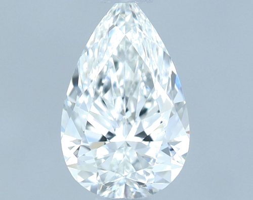 0.5 carat G-VVS1 Natūralus Pear Deimantas (1)