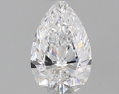 0.34 carat D-VVS2 Natūralus Pear Deimantas (1)