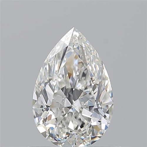 0.7 carat H-VS1 Natūralus Pear Deimantas (1)