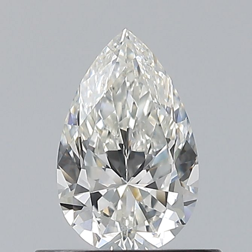 0.52 carat G-VS2 Natūralus Pear Deimantas (1)