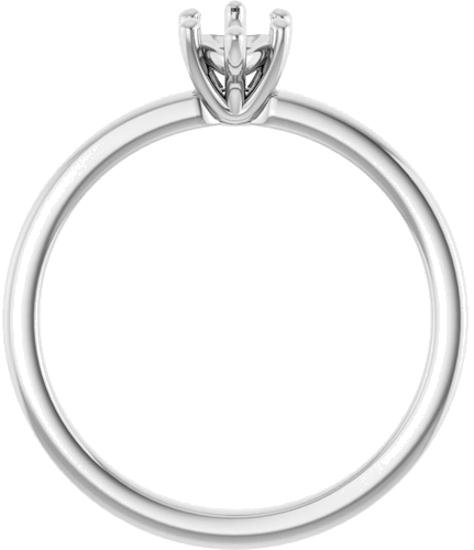 Sužadėtuvių Žiedas „Solitaire“ 14k white gold Marquise 8mm x 4mm (2)