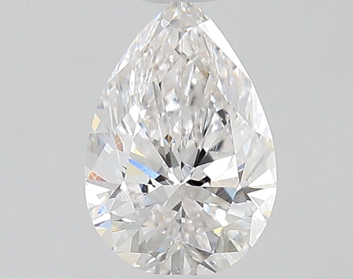 0.5 carat F-SI2 Natūralus Pear Deimantas (1)