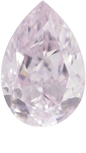 0.41 carat Very Light  Pink-VVS2 Natūralus Pear Deimantas (1)