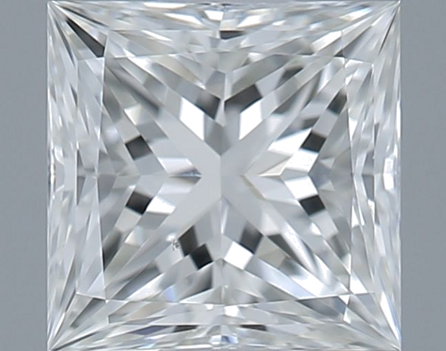 0.5 carat I-VS2 Natūralus Princess Deimantas (1)