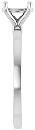 Sužadėtuvių Žiedas „Solitaire“ 925 Sidabro Oval 7mm x 5mm (4)
