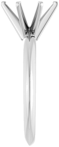 Sužadėtuvių Žiedas „Solitaire“ 950 Platinos Oval 9mm x 7mm (4)