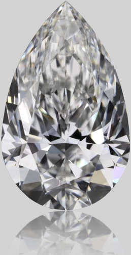 1.01 carat E-VS1 Natūralus Pear Deimantas (1)