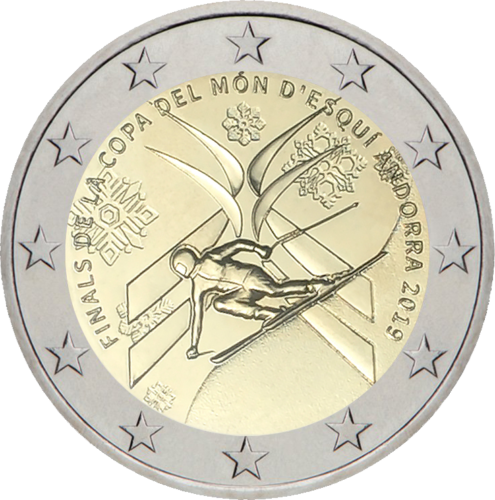 2019 Andorra Alphine Ski World Cup 2 euro coin (3)
