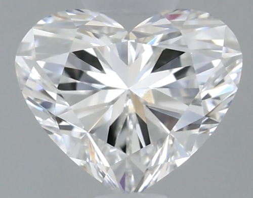 0.31 carat E-VVS1 Natūralus Heart Deimantas (1)