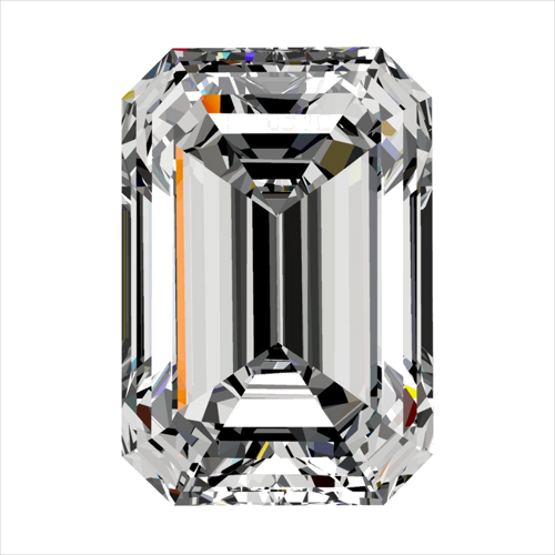 0.42 carat H-VVS2 Natūralus Emerald Deimantas (1)