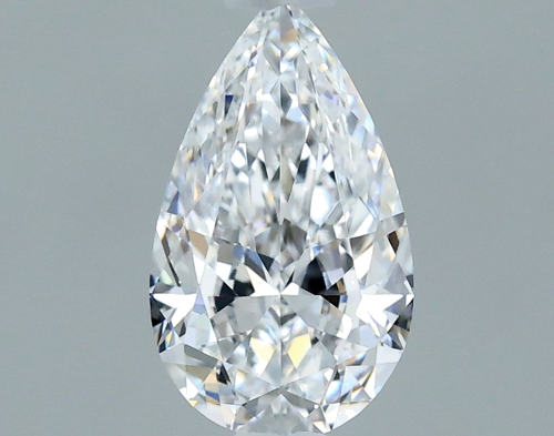 0.5 carat D-VS1 Natūralus Pear Deimantas (1)