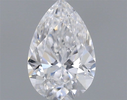 0.52 carat D-VS1 Natūralus Pear Deimantas (1)