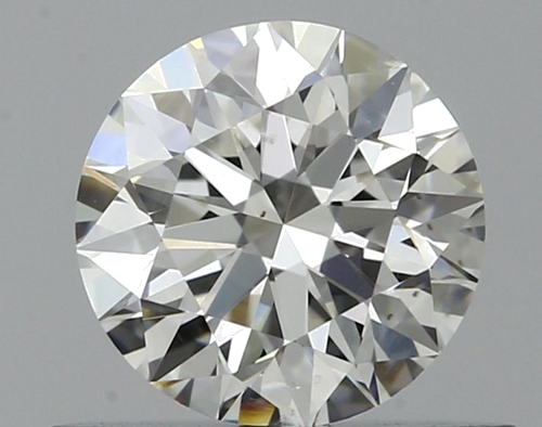 0.5 carat G-SI1 Excellent cut Natūralus Round Deimantas (1)