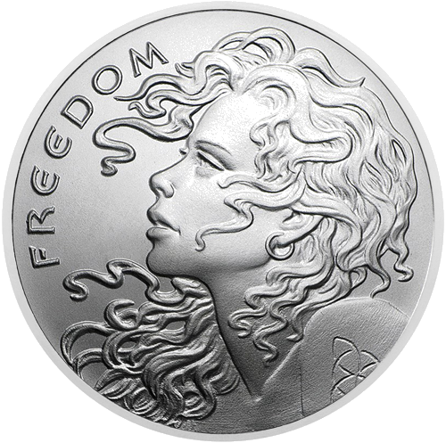 1 oz Brīvība 2017 ASV sudraba monēta (1)