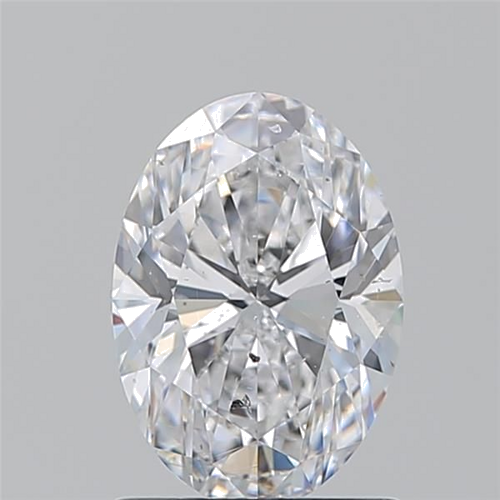 1.2 carat D-SI2 Natūralus Oval Deimantas (1)