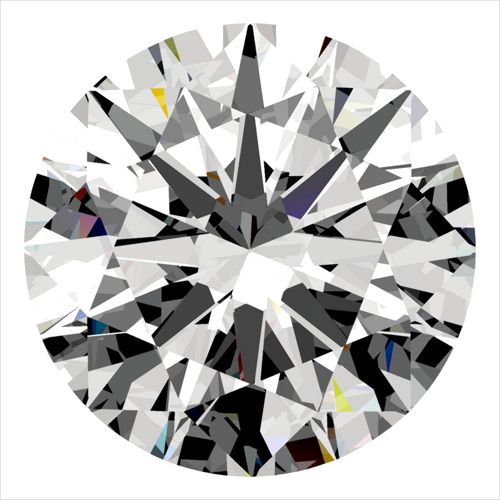 0.3 carat F-VS2 Excellent cut Natūralus Round Deimantas (1)