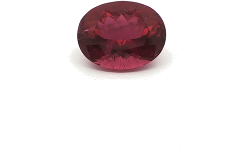 4.41 carat RED Oval Tourmaline (1)
