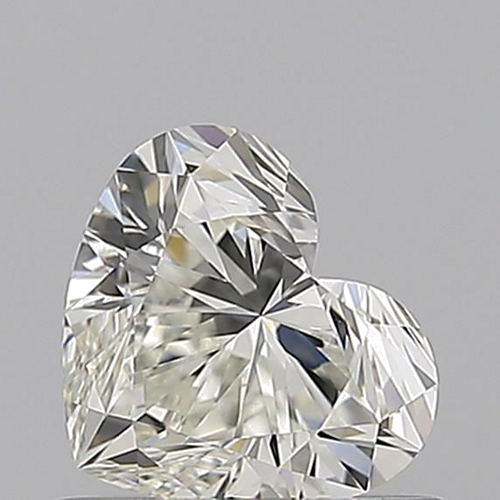 0.7 carat J-VVS2 Natūralus Heart Deimantas (1)