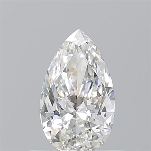 0.52 carat G-VVS2 Natūralus Pear Deimantas (1)