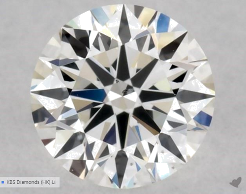 0.4 carat G-SI1 Excellent cut Natūralus Round Deimantas (1)