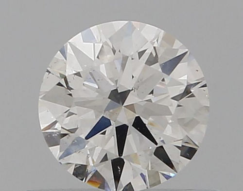 0.5 carat F-SI1 Excellent cut Natūralus Round Deimantas (1)