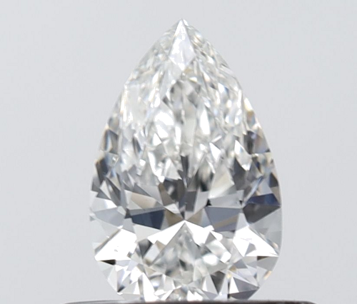 0.4 carat G-VS1 Natūralus Pear Deimantas (1)