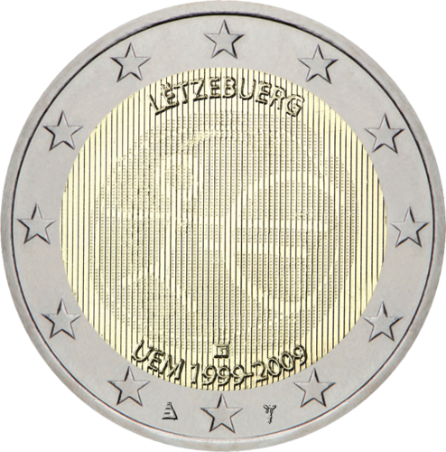 2009 Liuksemburgas EMU 2 eurų moneta (1)