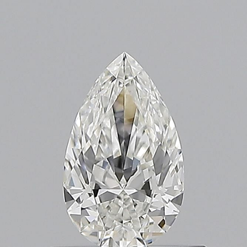 0.5 carat G-VS2 Natūralus Pear Deimantas (1)